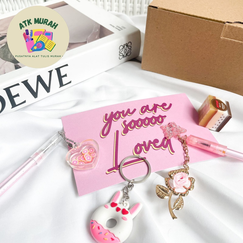 

Hampers valentine Alat Tulis Statinonery Size ekonomis hadiah ulang tahun hari kasih sayang Gift for Valentine COD