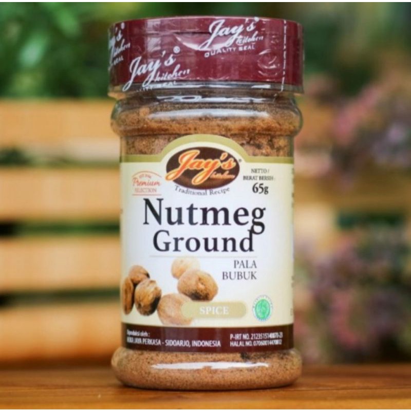 jays nutmeg ground 65 gram / pala bubuk