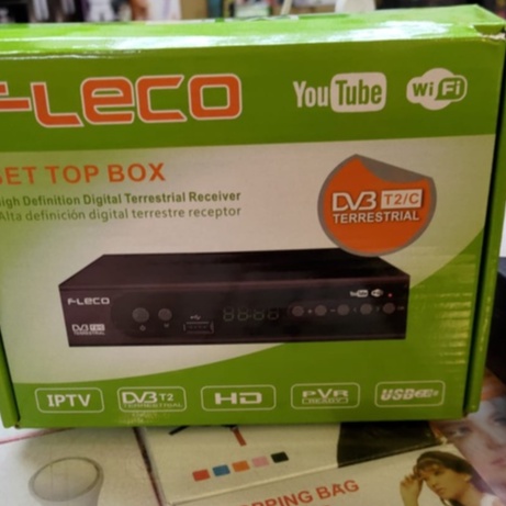 Set Top Box Fleco T2 DVB Receiver Digital Berkualitas