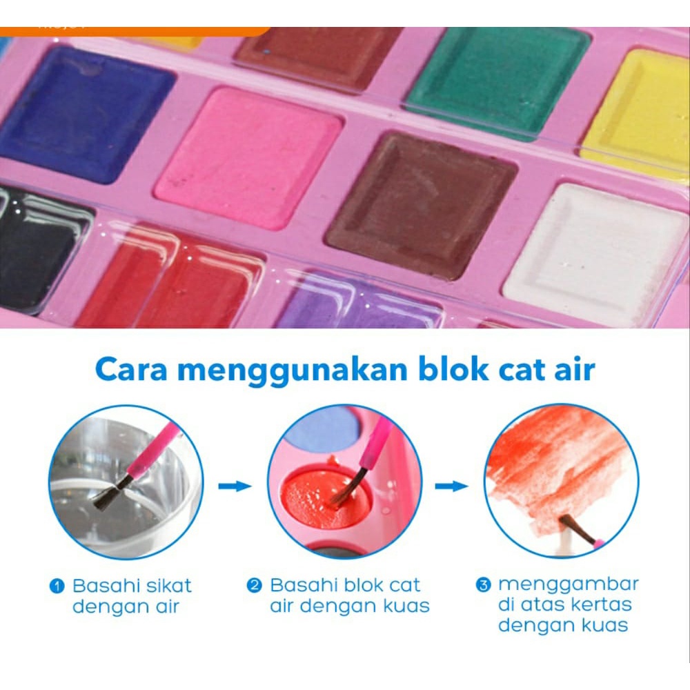 crayon set 208 pcs krayon mewarnai alat menggambar melukis anak anak