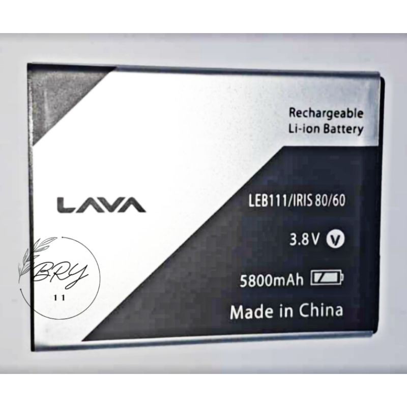 Batre Baterai Battery Lava Iris LEB 111 / IRIS 80 / 60