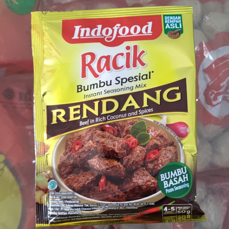 

Indofood racik bumbu rendang 50 gr