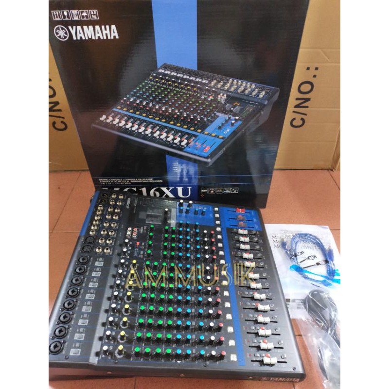 Audio Mixer Yamaha MG16XU mixer 16 channel MG 16 XU