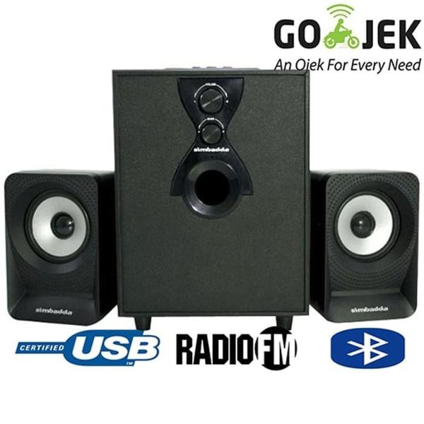 Terlaris SPEAKER simbadda CST 1900N BLUETOOTH AUX RADIO USB Baru