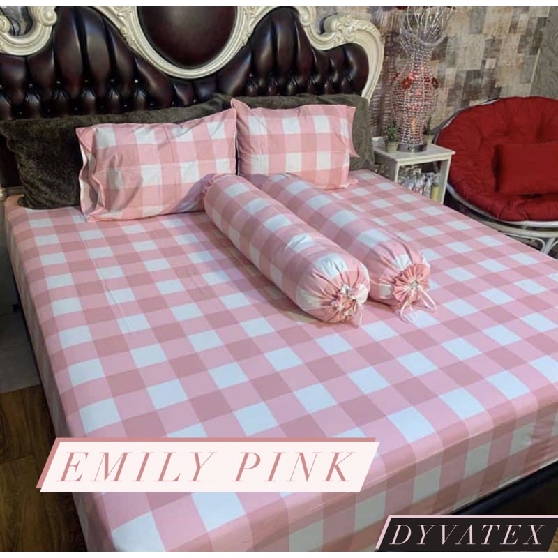 SPREI KOREAN AESTHETIK EMILY | SPREI MOTIF AESTHETIK KOTAK KOTAK | SPREI NO 1 | SPREI NO 2 | SPREI N