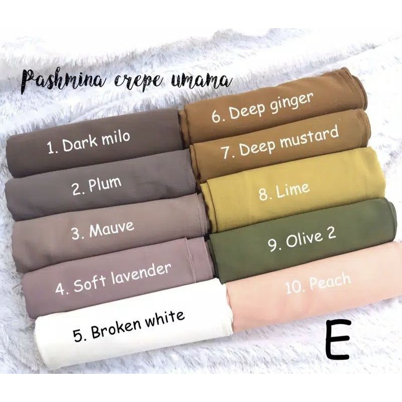 Pasmina Crepe Original UMAMA SCRAF