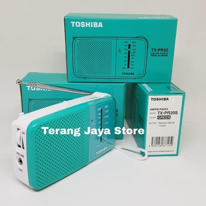 Big Promo Terbaru Porta | Radio Fm/Am Toshiba Tx-Pr20 Radio Portable Toshiba Tx-Pr20 (Hijau)Asli