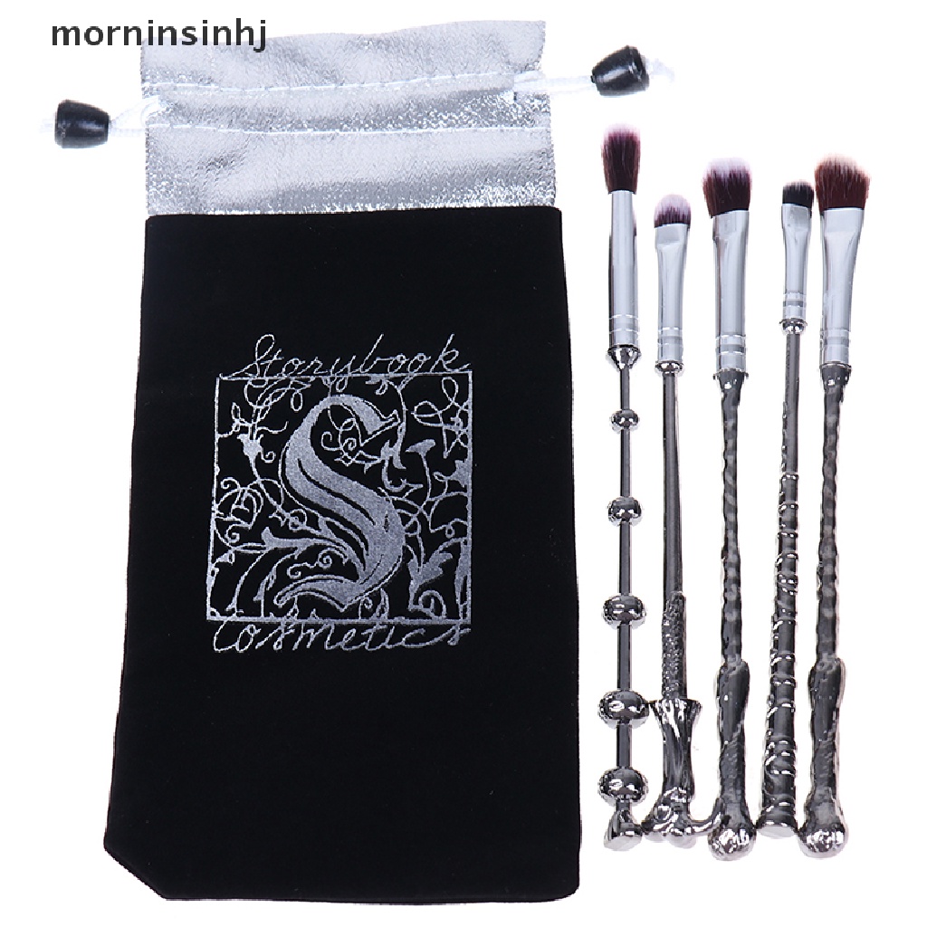 Mornin 5pcs / Set Tongkat Sihir Harry Potter Untuk Eyeshadow / Bibir