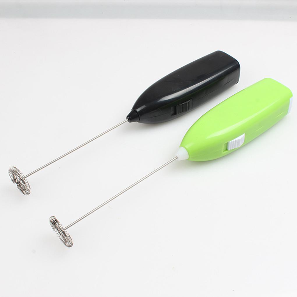 Pengocok Telur Elektrik Dapur Genggam Anti Lengket Frother Stirring Whisk Kepala Stainless Steel Portable Stirrer Reusable