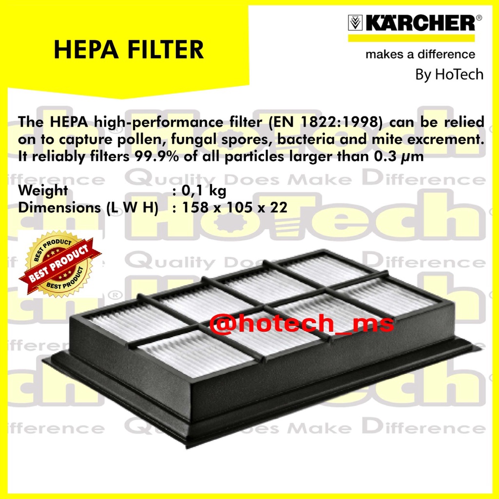 Karcher HEPA FILTER | KARCHER | Steam Vacuum SV 7