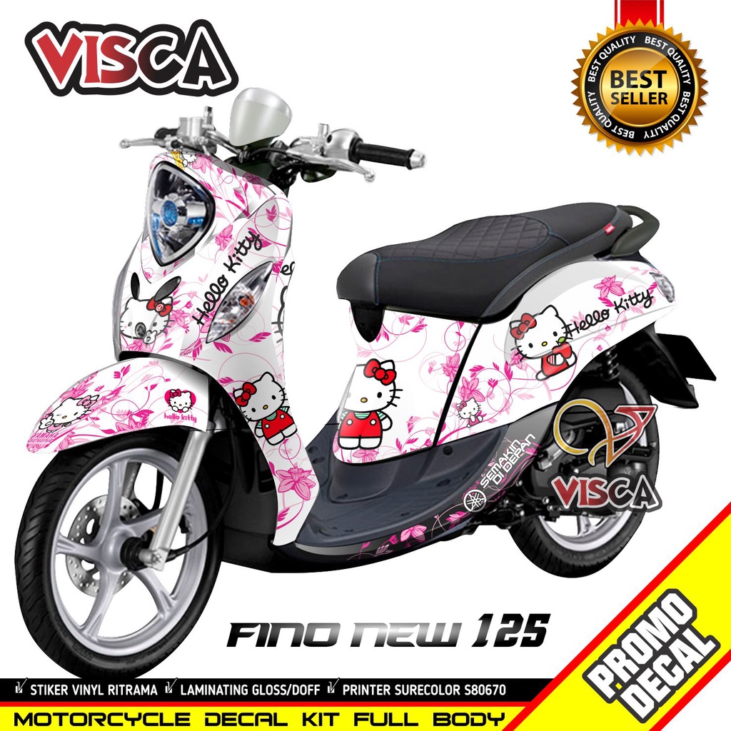 Decal Fino 125 Full Body Stiker Fino 125 Full Body Variasi Stiker Motor Fino 125 Full Body Striping 