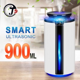 JE J Ultrasonic Air Humidifier LED RGB Light 900ml - SHJ-0020 - Transparent