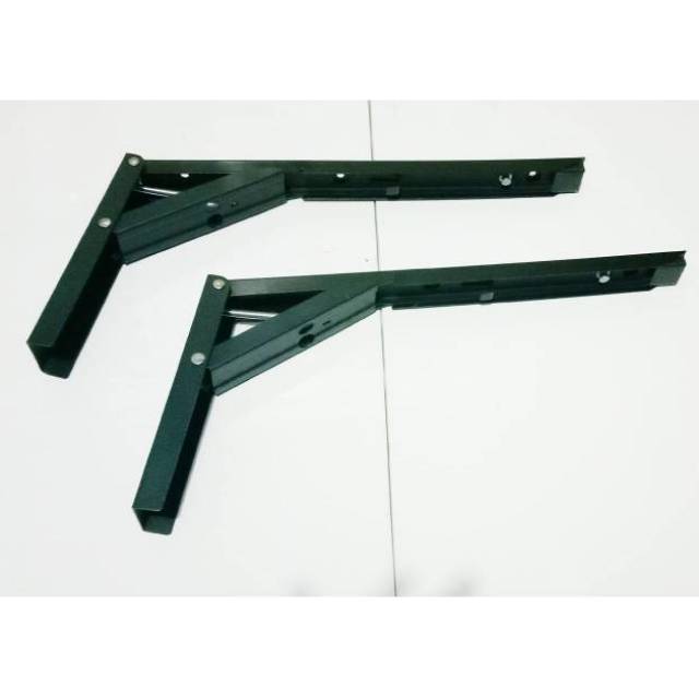 Braket Siku Lipat Hitam Ukuran 20" ( 50cm )
