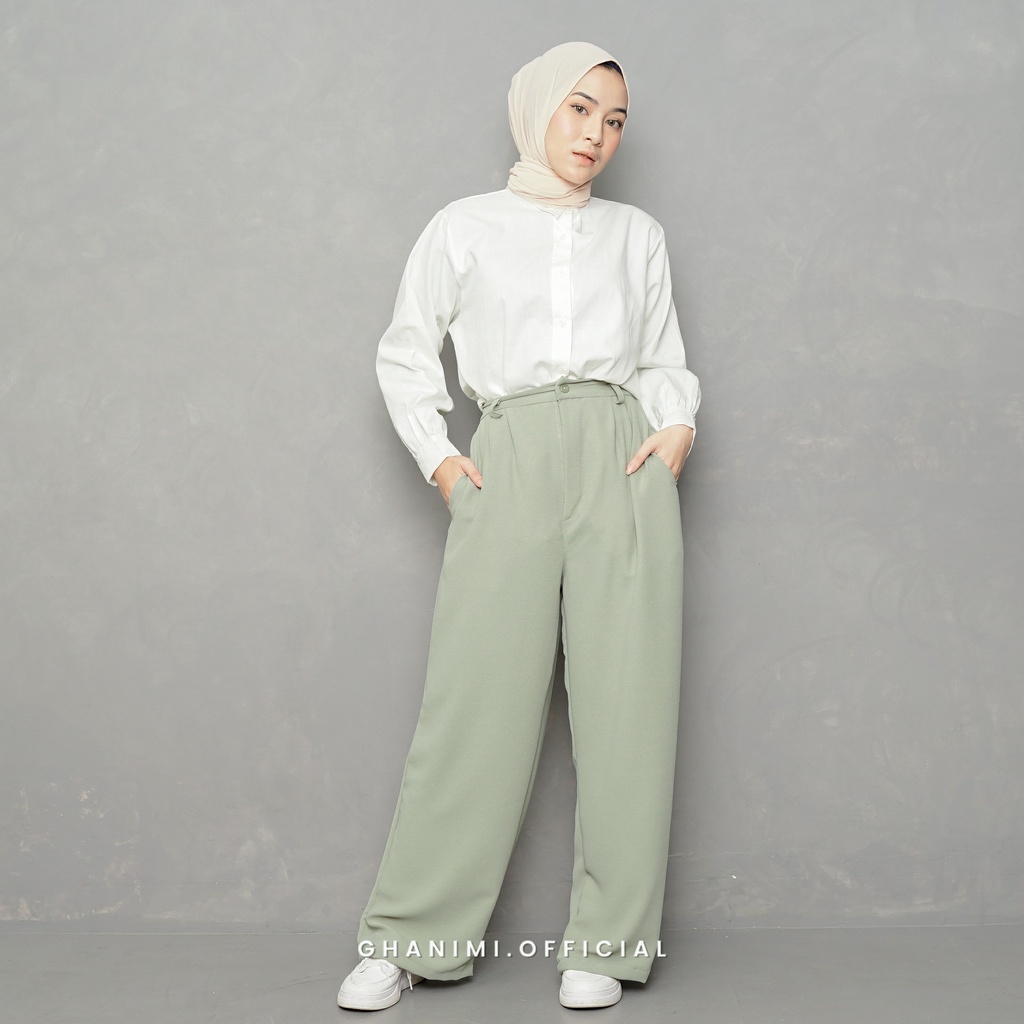 Ghanimi - Arula Pants / Celana Kulot Highwaist