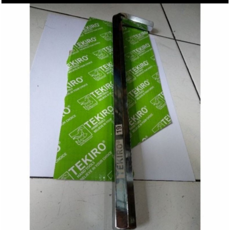 TEKIRO KUNCI L SET PANJANG 19 MM HEX KEY LONG SET 19 MM TEKIRO
