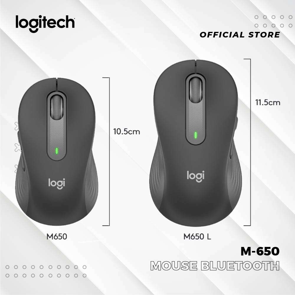 Signature Logitech M650 M 650 Wireless Mouse