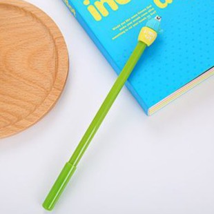 Pena Kaktus Gel Lucu Import / Pulpen Cactus Sunny Day Unik Stationary / TV-52-Hijau