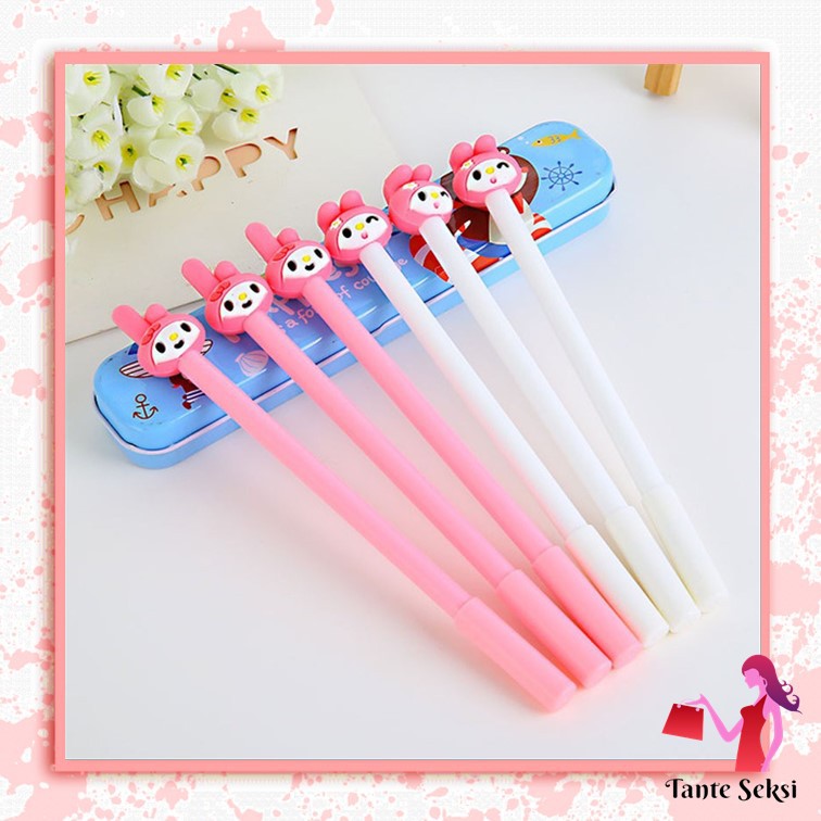 

Bolpoin Ballpoint Karakter Lucu Unik Sekolah/ Pulpen My Melody Pen Pena