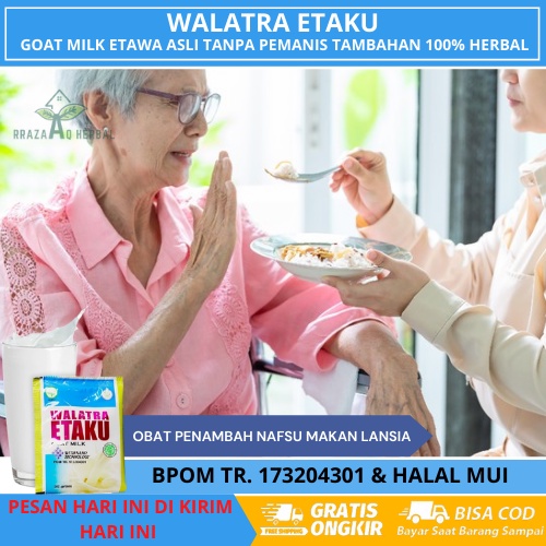 Walatra Etaku - Penambah Nafsu Makan Lansia, Susah Makan, Vitamin Penambah Nafsu Makan Untuk Orang D