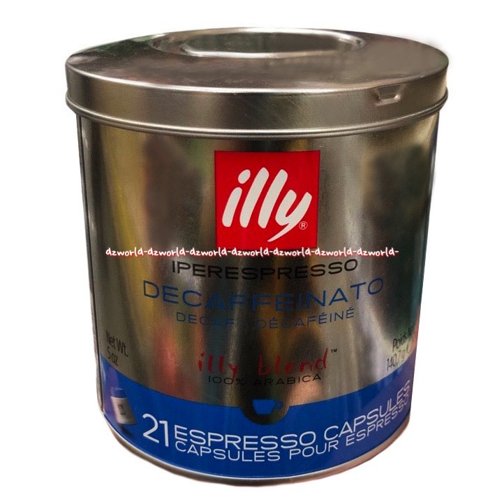 Illy Blend Iperespresso Classico Classic Roast Torefaction Classique Decaf Decafeine Arabica  21 Espresso Capsule Kopi Kapsul ily ili Blen Kemasn Kaleng