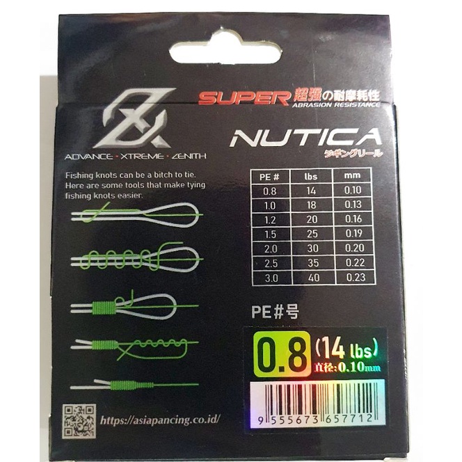 SENAR PE AXZ NUTICA x8