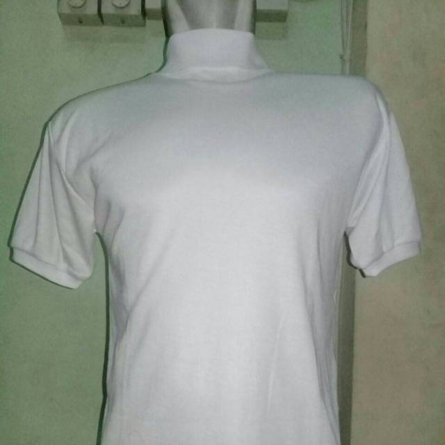 Kaos Oblong Polos Putih Kaos Oblong Leher Tinggi Kaos Polos Kaos Lengan Pendek Shopee Indonesia