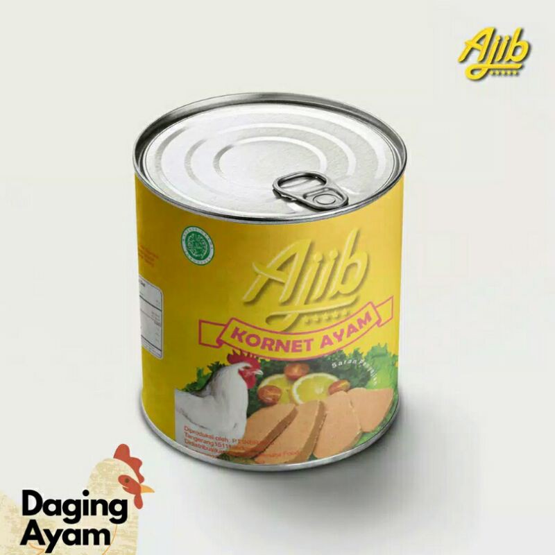 

ajib corned ayam 340 gram 24 pcs