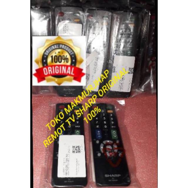 REMOT TV SHARP 100% ORIGINAL ASLI