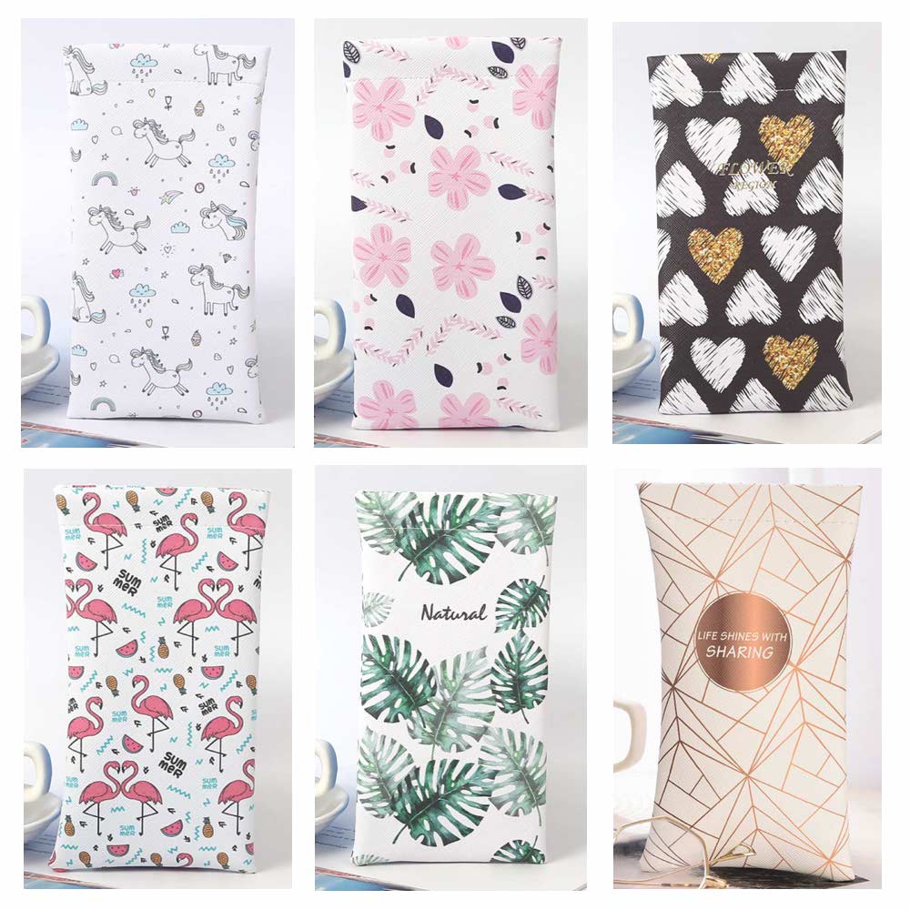 1 Pcs Pouch / Dompet Motif - Kacamata Motif Mote 18 x 9 cm - POUCH MOTIF ( Group )