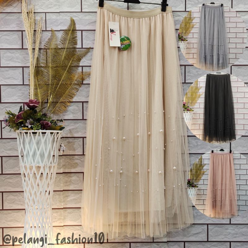 ROK TUTU MUTIARA IMPORT PREMIUM