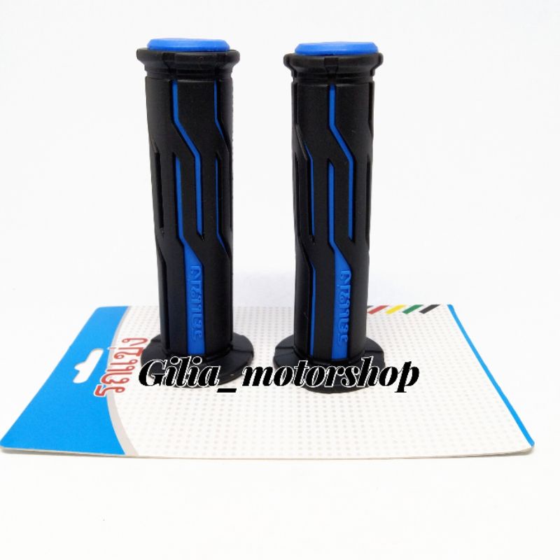 Handgrip Grip Thai garis laser kombinasi handfat karet 2warna grip Lembut Universal Beat Scoopy