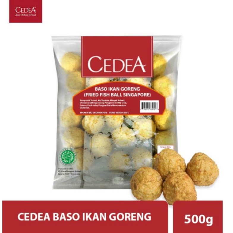

CEDEA BASO IKAN GORENG 500GR / FRIED FISH BALL SINGAPORE 500GR CEDEA