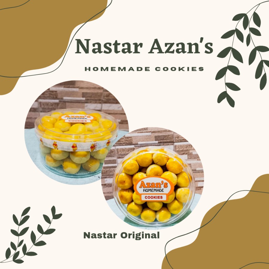 

AZAN'S Homemade Cookies Nastar Wijsman Original 500gr - Kue Kering