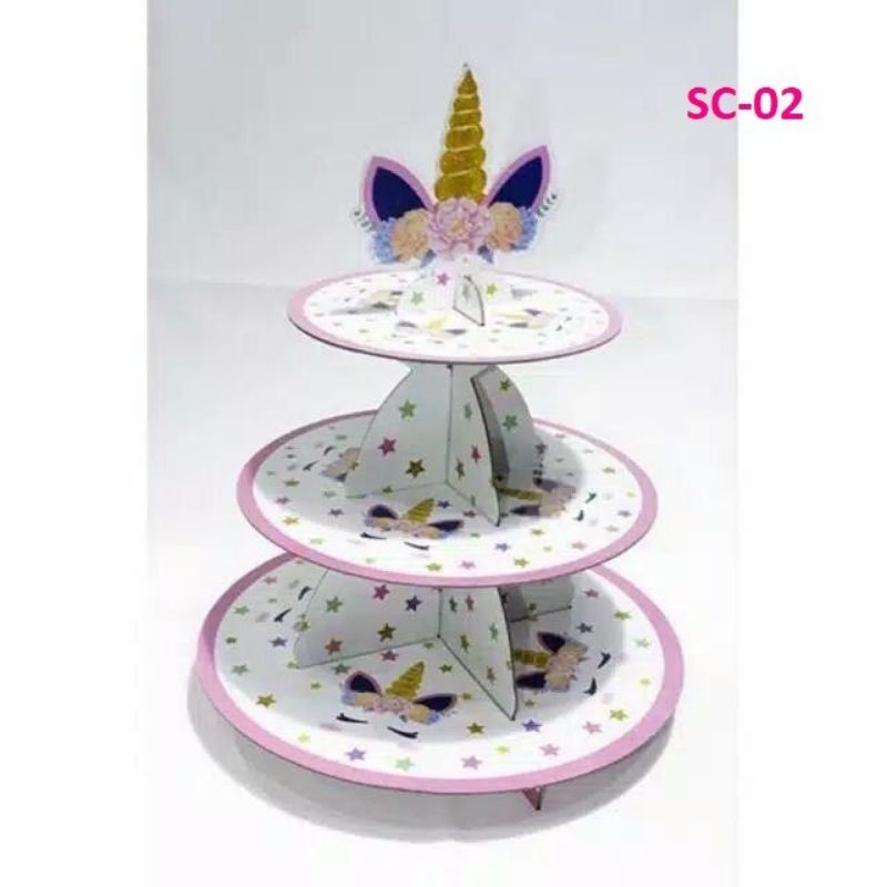 Cup cake tier unicorn - standing cake unicorn