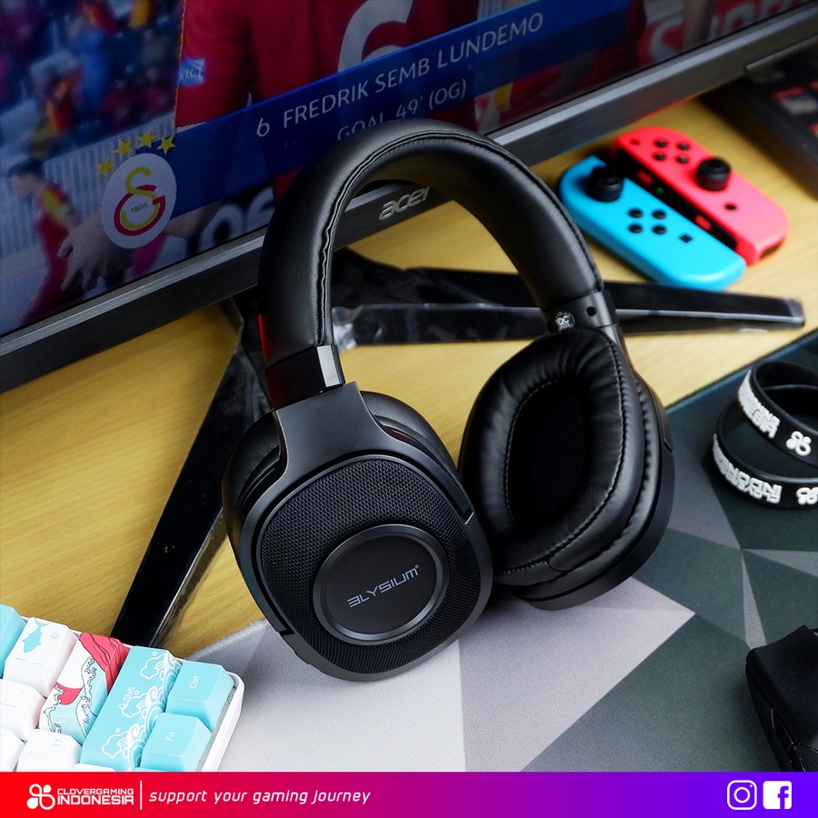 Elysium Signature HyperBass 2 Wireless Bluetooth Over Ear Headphone