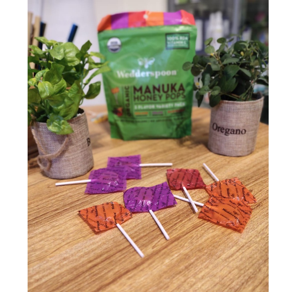 

Wedderspoon Organic Manuka Honey Pops (1 Pops)