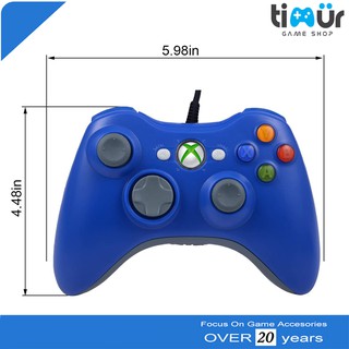 Jual Stik Stick Xbox 360 PC Laptop Wired Kabel Warna Biru | Shopee