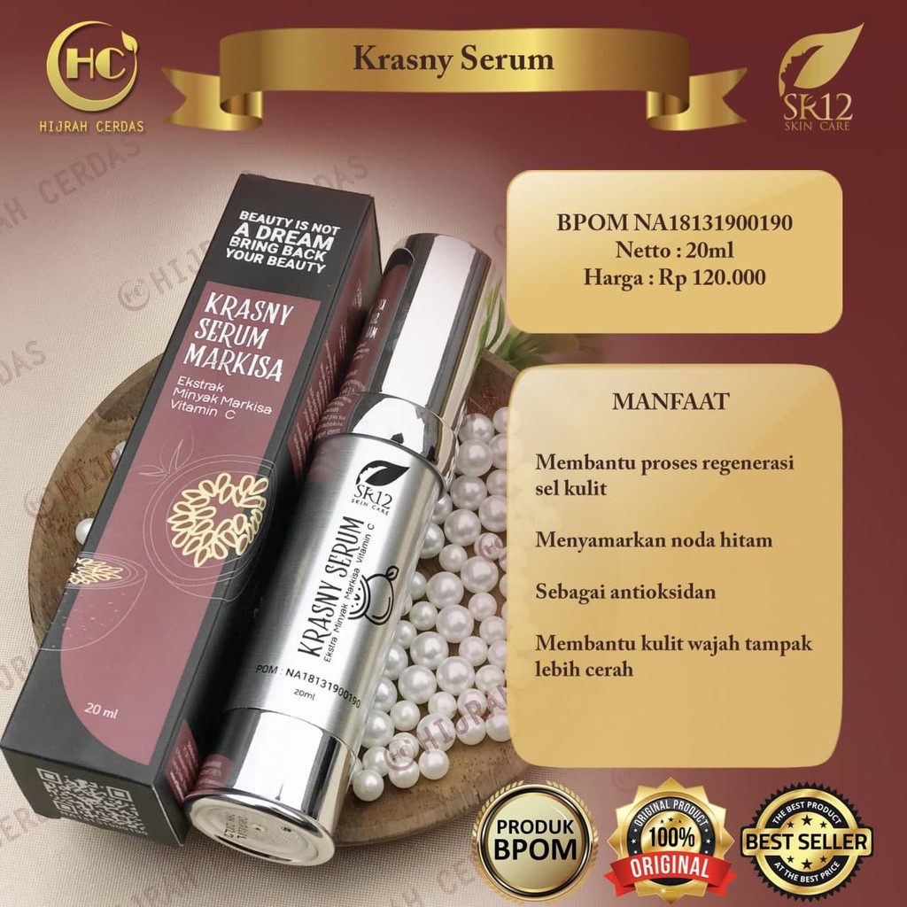 KRASNY SERUM SR12 / VITAMIN C / EKSTRAK BUAH MARKISA