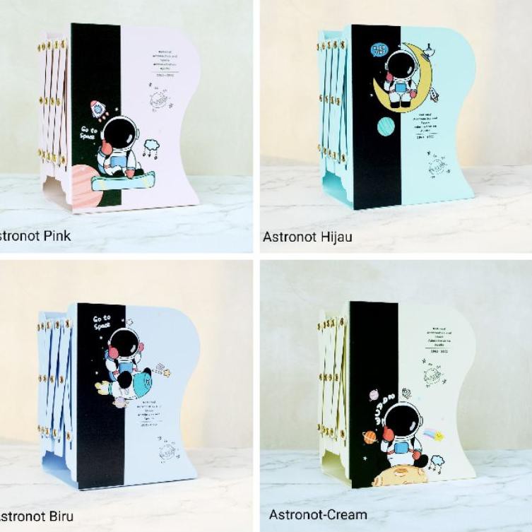

MALL Sandaran Buku Book End | Book Holder | Pembatas Buku