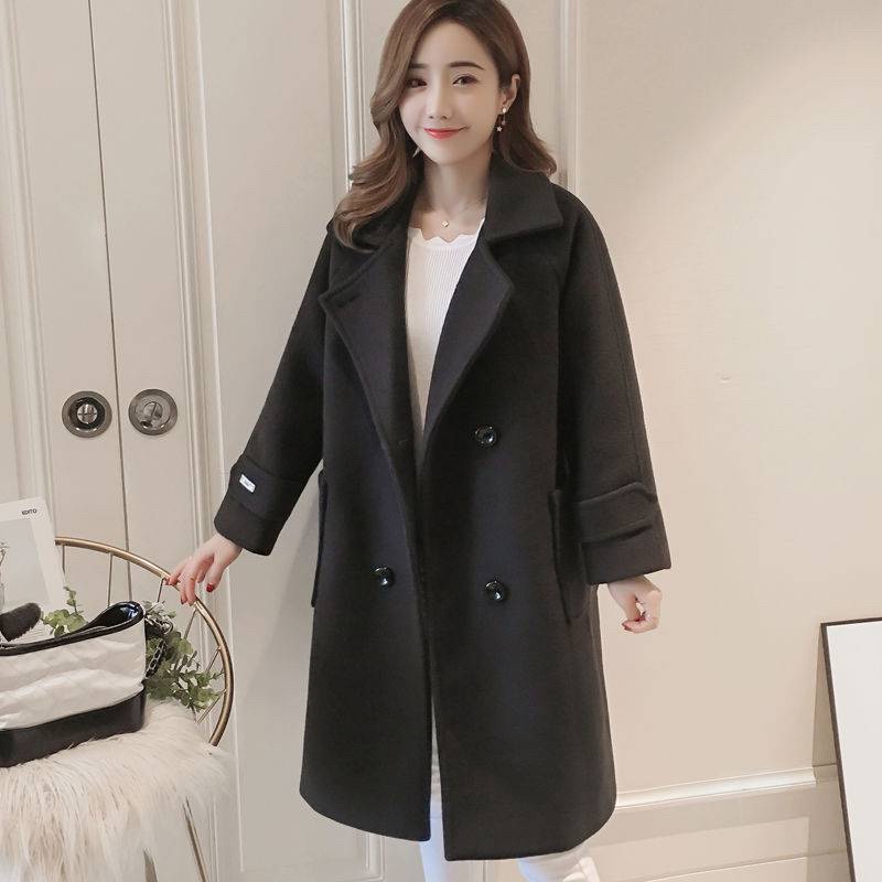 Winter Wool Coat Wanita Jaket Panjang Musim Dingin