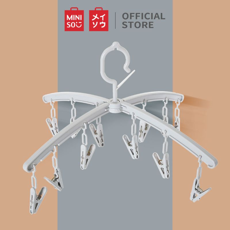 Jepit jemuran miniso reject patah riject hanger baju jemuran lipat