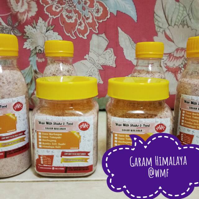 

(PEKANBARU) GARAM HIMALAYA / PINK SALT /GARAM SEHAT 200gr