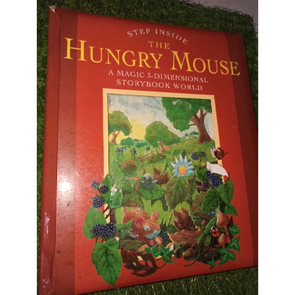 buku cerita anak - STep Inside - Broadbook berbahasa Inggris -  The HUNGRY MOUSE - 3D Storybook Worl