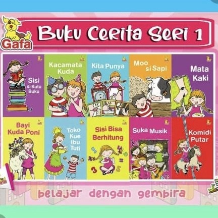 

DISKON HARGA PAKET SERI Buku Cerita Gafa / buku belajar membaca / buku baca BR115