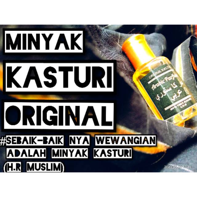 MINYAK KASTURI ORIGINAL-PARFUM KASTURI 100% NON ALKOHOL