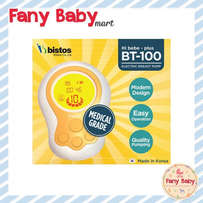 BISTOS HI BEBE BT-100 ELECTRIC DOUBLE BREAST PUMP