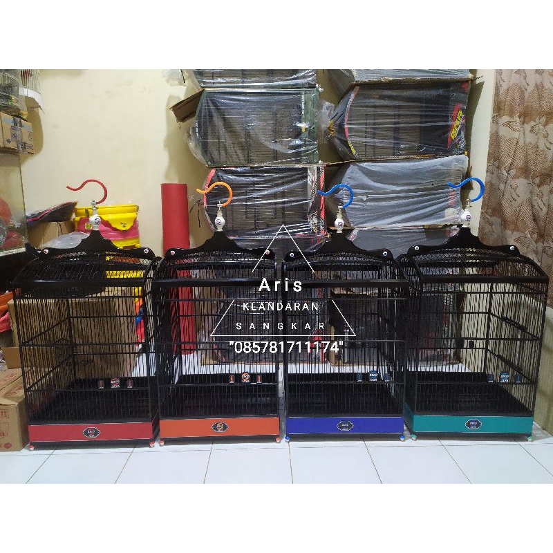 Sangkar kotak Ebod list akrilik