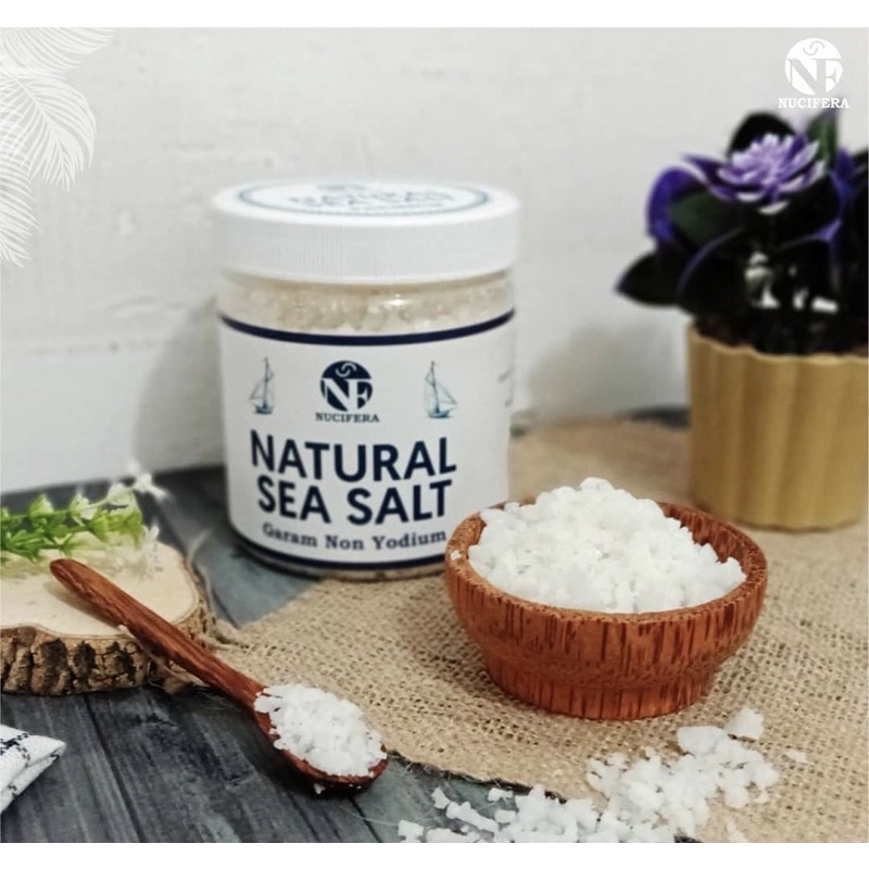 

Garam Laut Nucifera (Natural Sea Salt) Coarse Grade