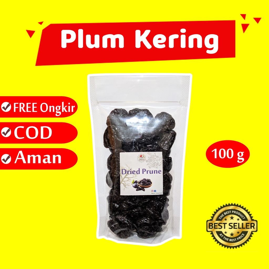 

PRUNES DRIED PRUNE 100GR PLUM KERING BUAH UNTUK DIET DETOX 100 GR