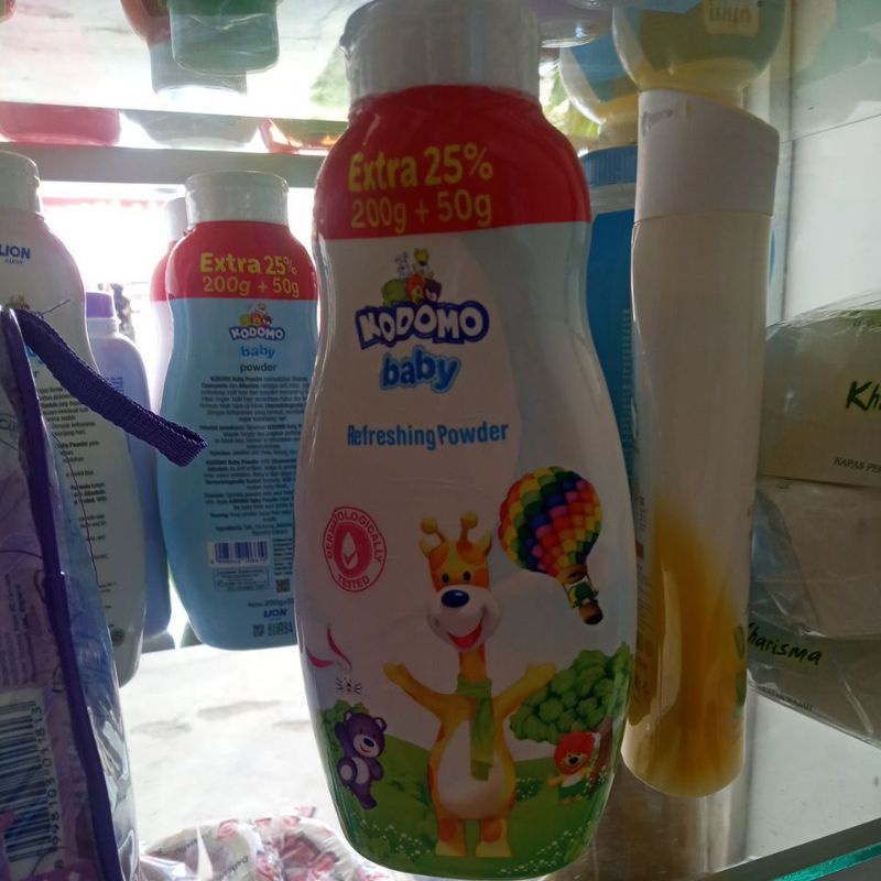 Kodomo baby powder/bedak bayi kodomo 200+50g